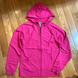 C9 bright pink hooded athletic jacket